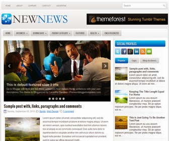 New News - Free News Blogger Template